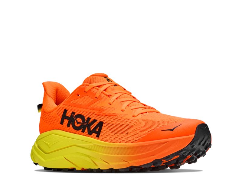 Scarpa Challenger 8 Neon Tangerine Hoka Citrus