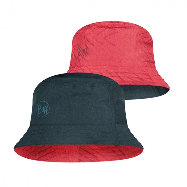 Cappello buff travel bucket collage red black Buff | KM Sport