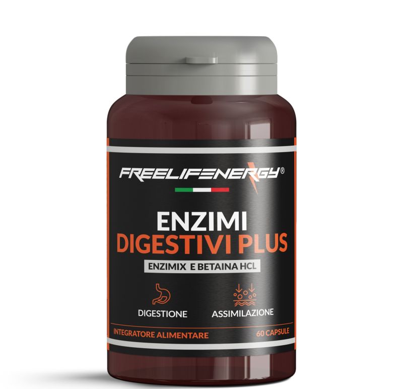 Integratore Enzimi Digestivi Plus - 60 Capsule