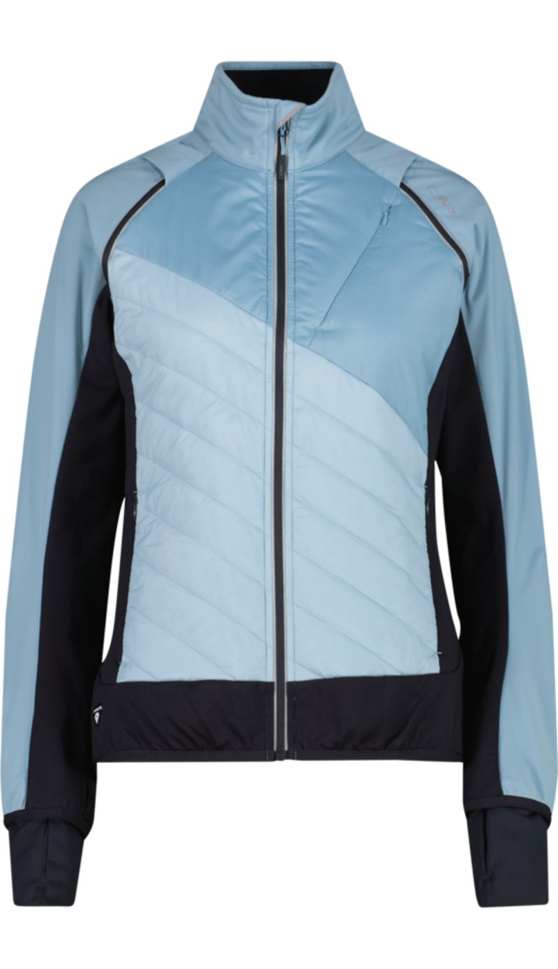 Giacca W Detachable Sleeves Light Softshell Cool Blue
