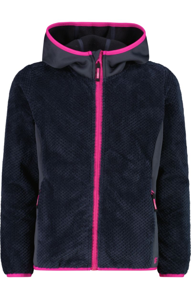 Pile Kid G Fix Hood Jacquard Highloft Titanio Festival