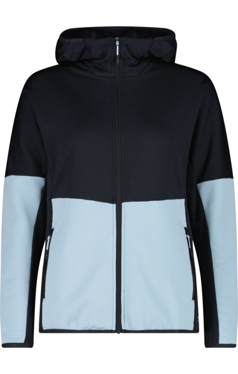 Pile W Fix Hood Striped Stretch Performance Sky