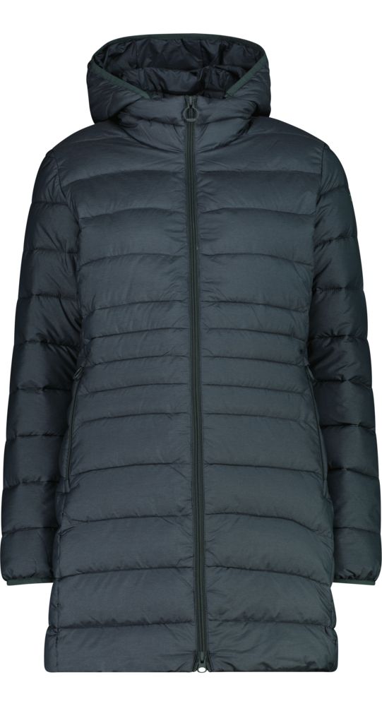 Giacca W Parka Zip Hood Melange Ripstop Jungle