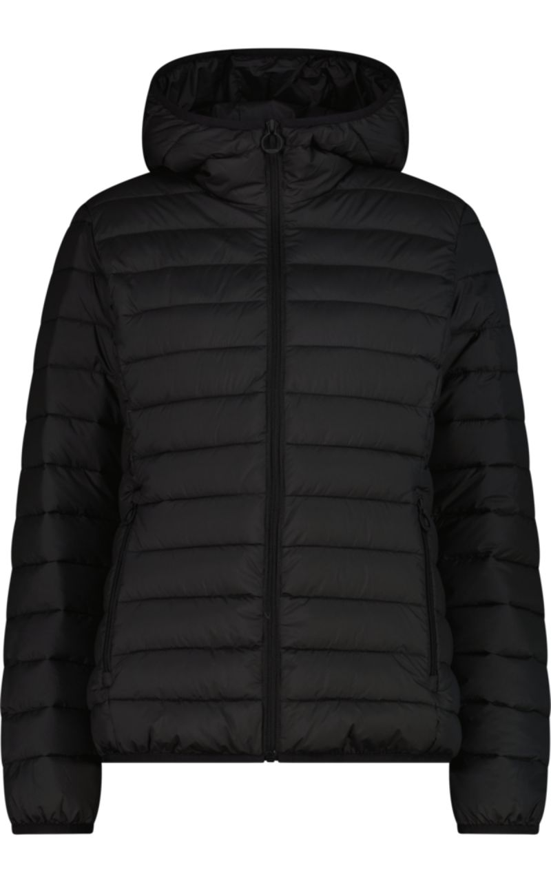 Giacca W Fix Hood 30d Nero