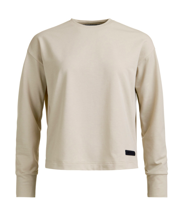 Felpa Ortovox W Affinity Crew Neck White Tea