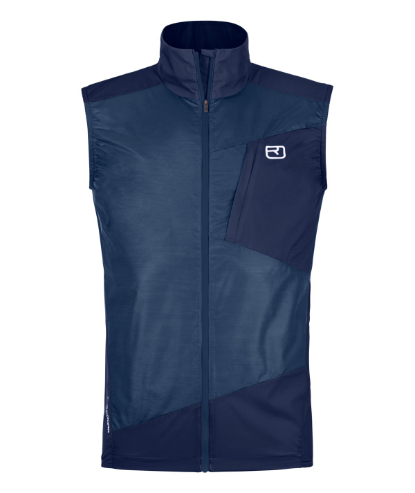 Gilet Ortovox Trace Windbreaker Blue Nunatak