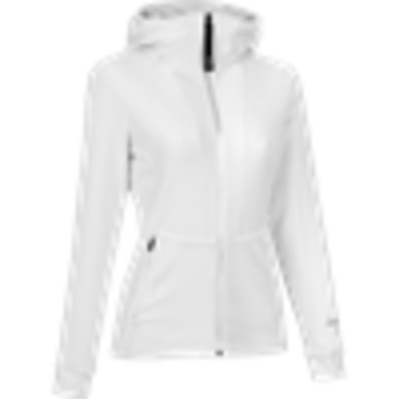 Felpa W Silvia Full Zip Thermal Foggy White