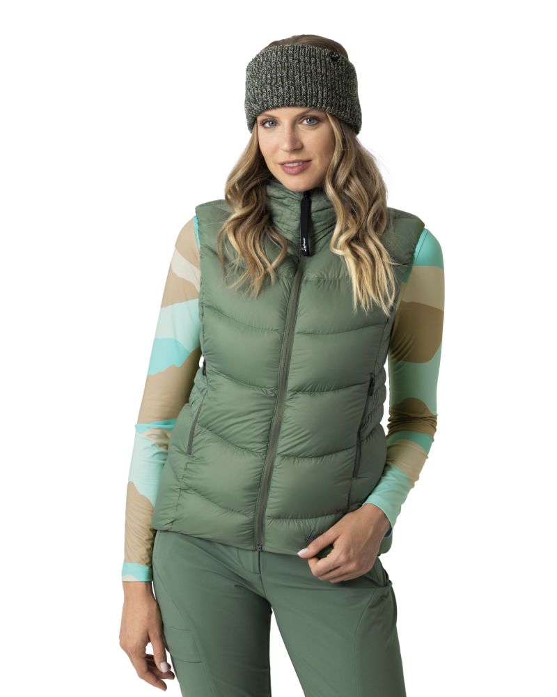 Gilet W Bianca Redown Reversible Duck Green