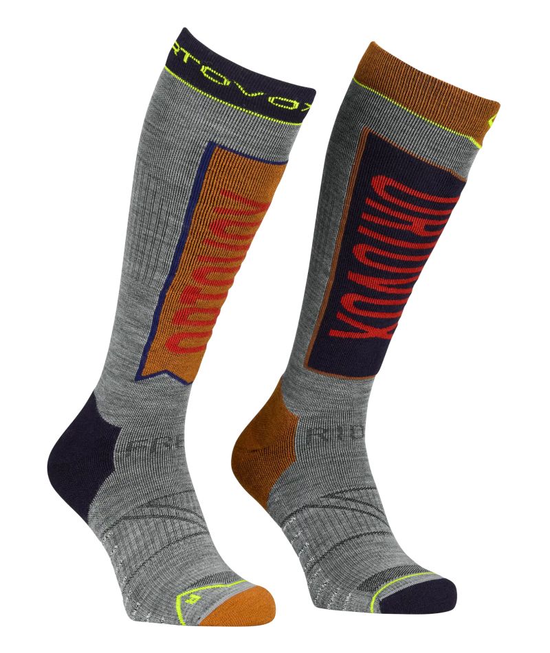 Calzini Freeride Long Clay Orange