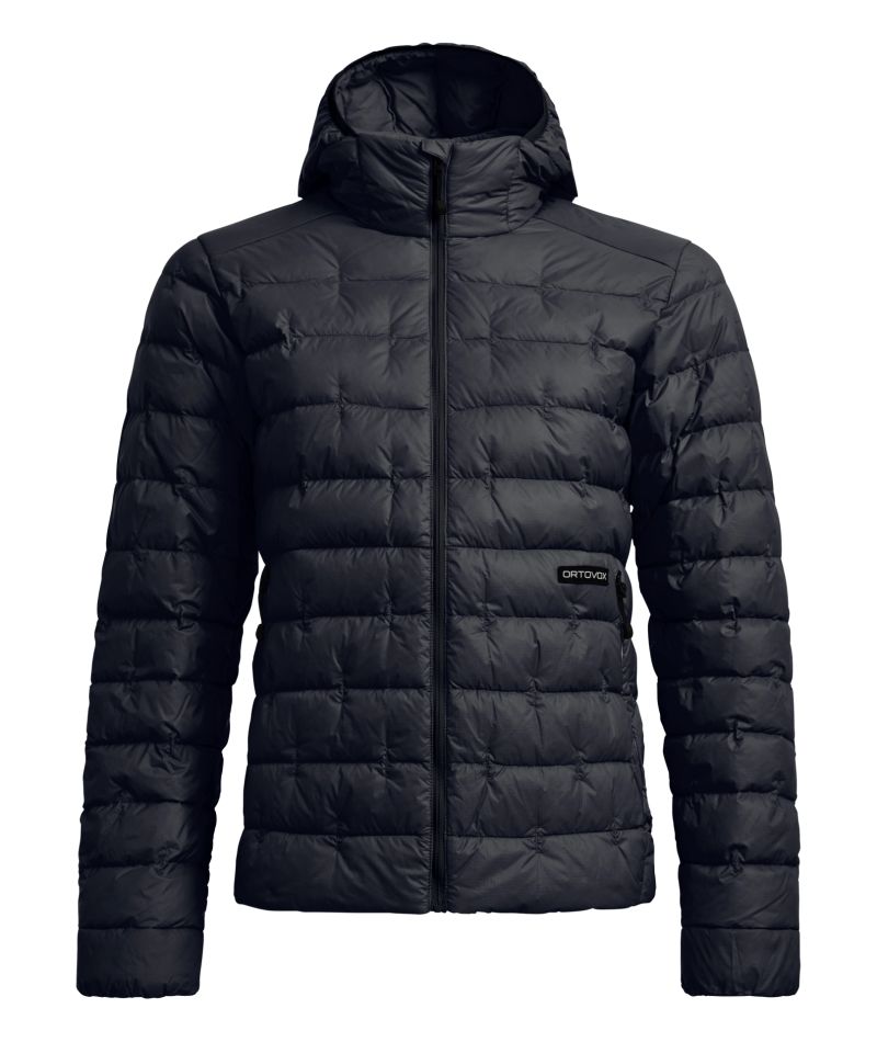 Giacca W Downwool 180 Hooded Black Raven
