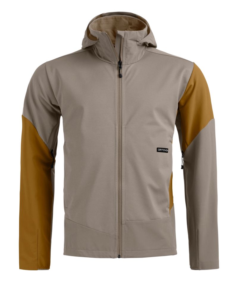 Giacca Ortler Softshell Plus Dark Linen