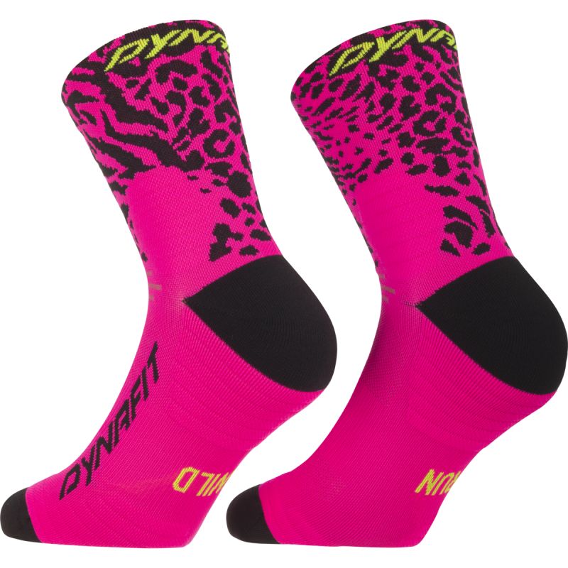 Calzini Run Wild Mid Pink Glo