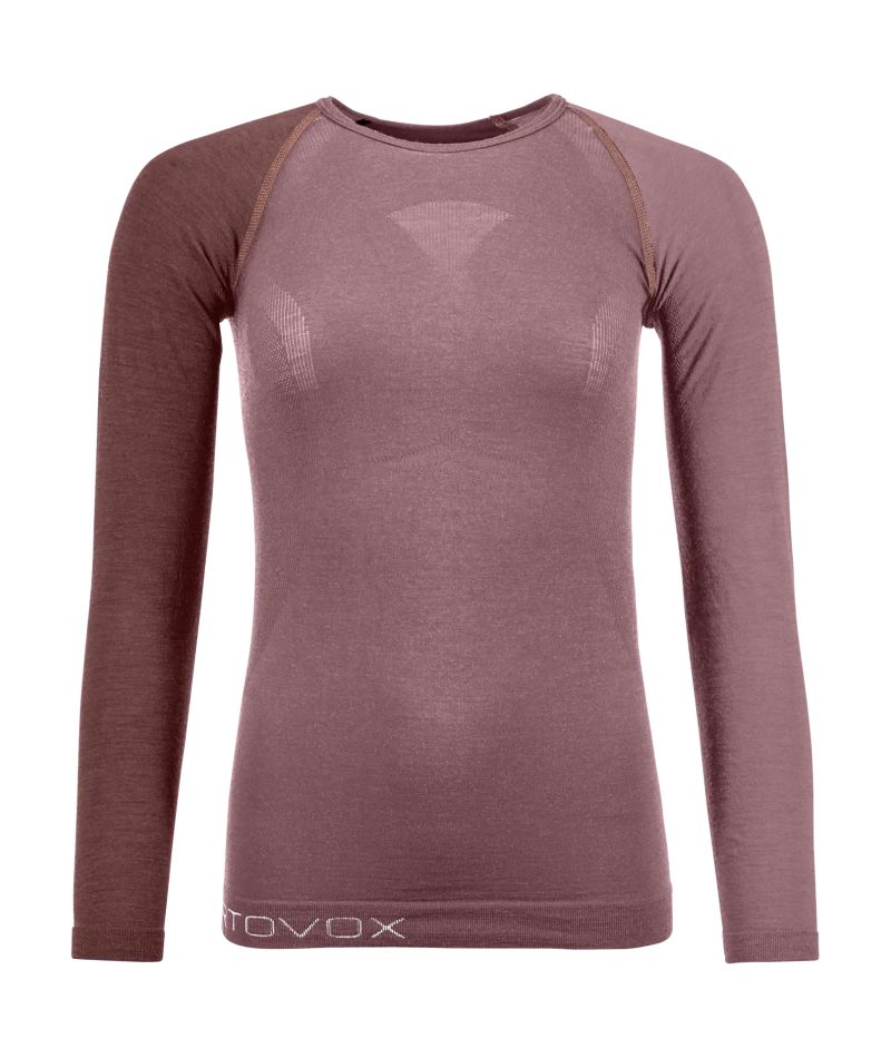 Maglia W 120 Comp Light Long Sleeve Dusk Rose