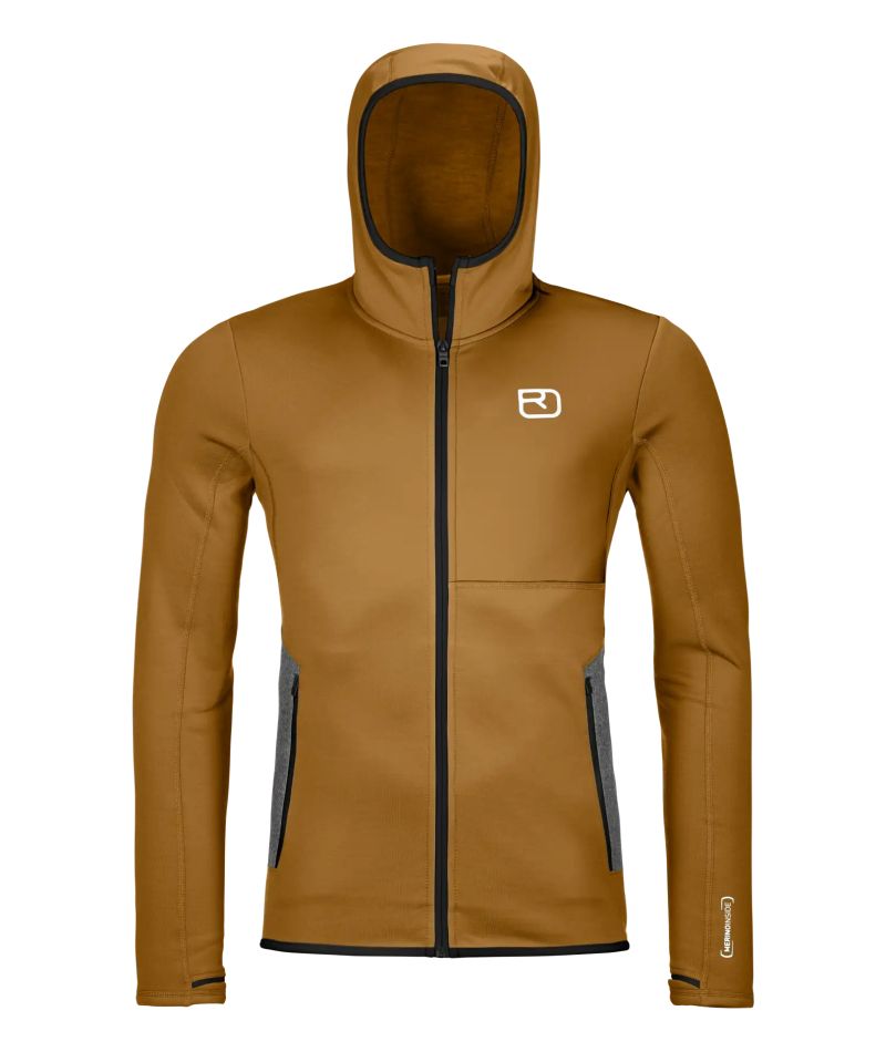 Pile Fleece Hoody Dark Cumin
