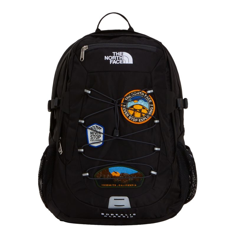 Zaino Borealis Classic Patch Black Asphalt Grey