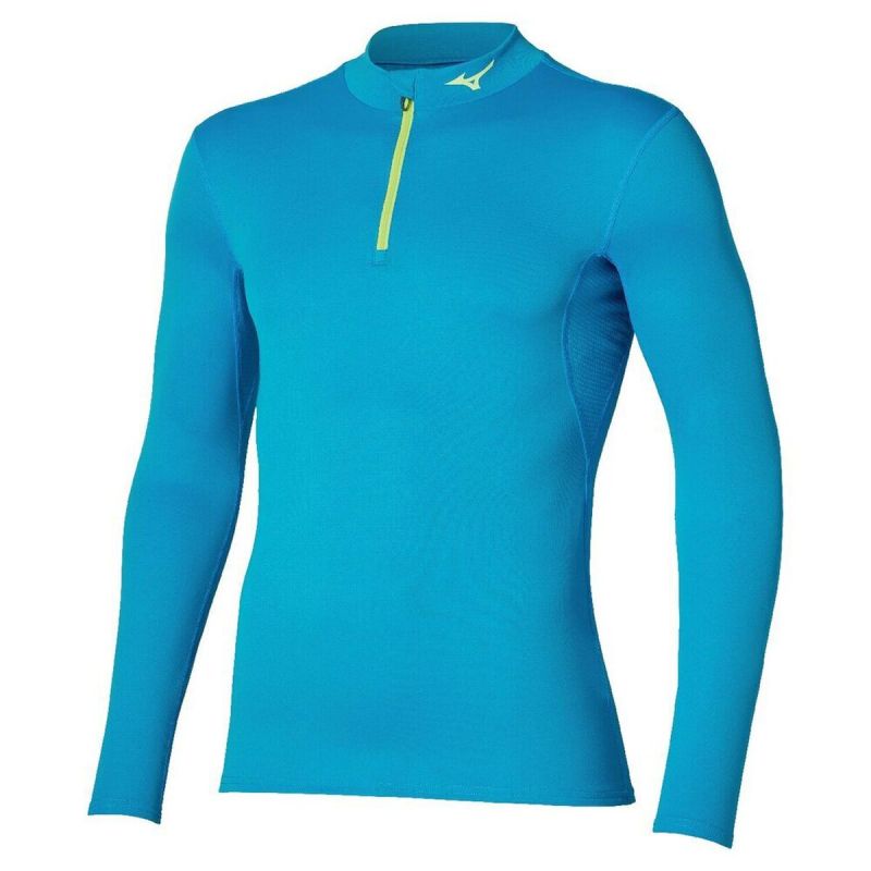 Maglia Bt Mid Weight H/zip Blue Jewel