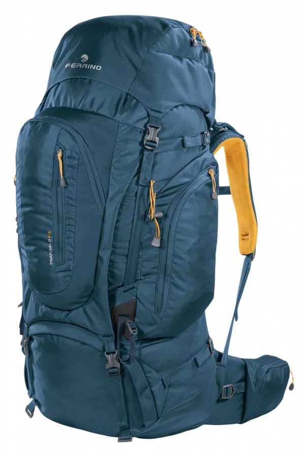 Zaino ferrino transalp 60 blu giallo Ferrino | KM Sport