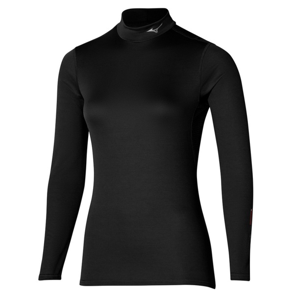 Maglia Mizuno W Bt Mid Weight High Neck Black