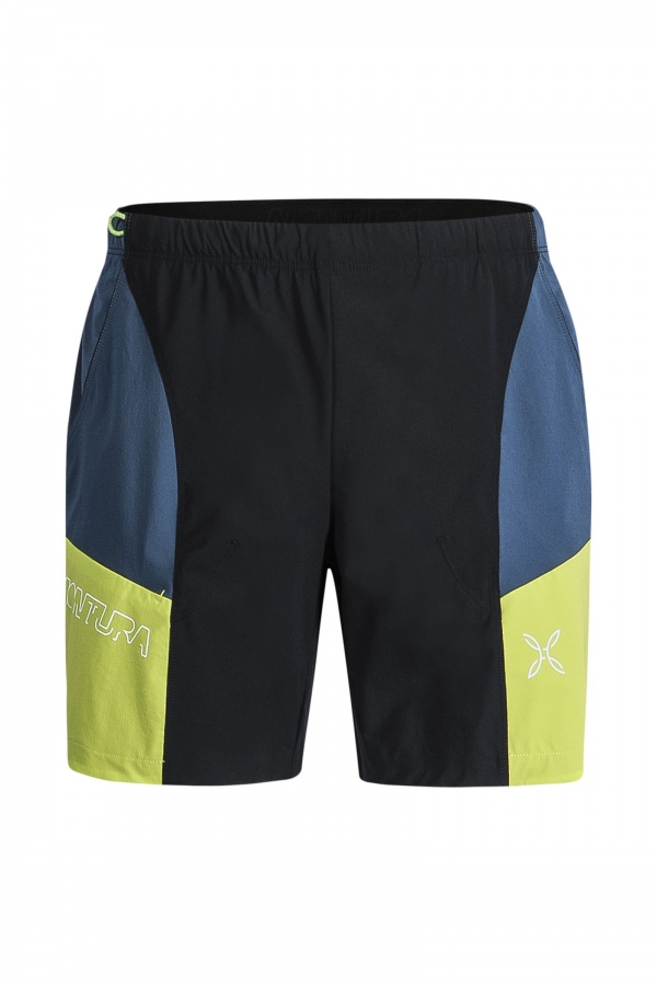 Shorts montura block light nero verde lime Montura | KM Sport