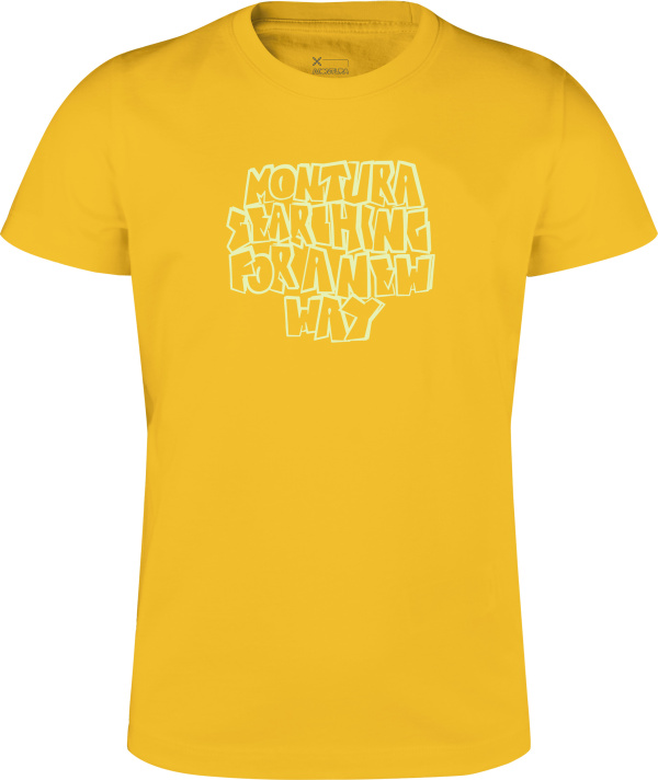 T-shirt Montura Kids Knots Mustard