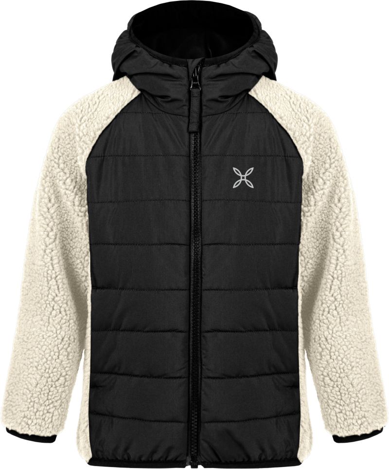 Giacca Baby Sherpa Hybrid Panna