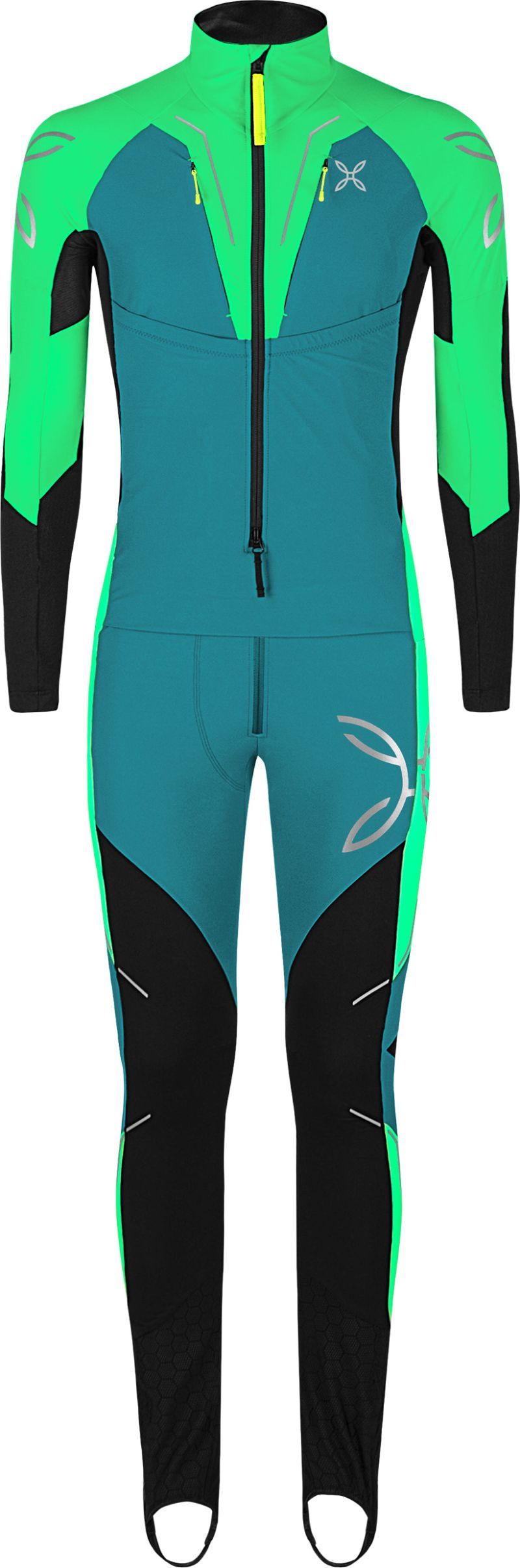 Tutina Slick 2 Overall Steel Blue Vibe Green