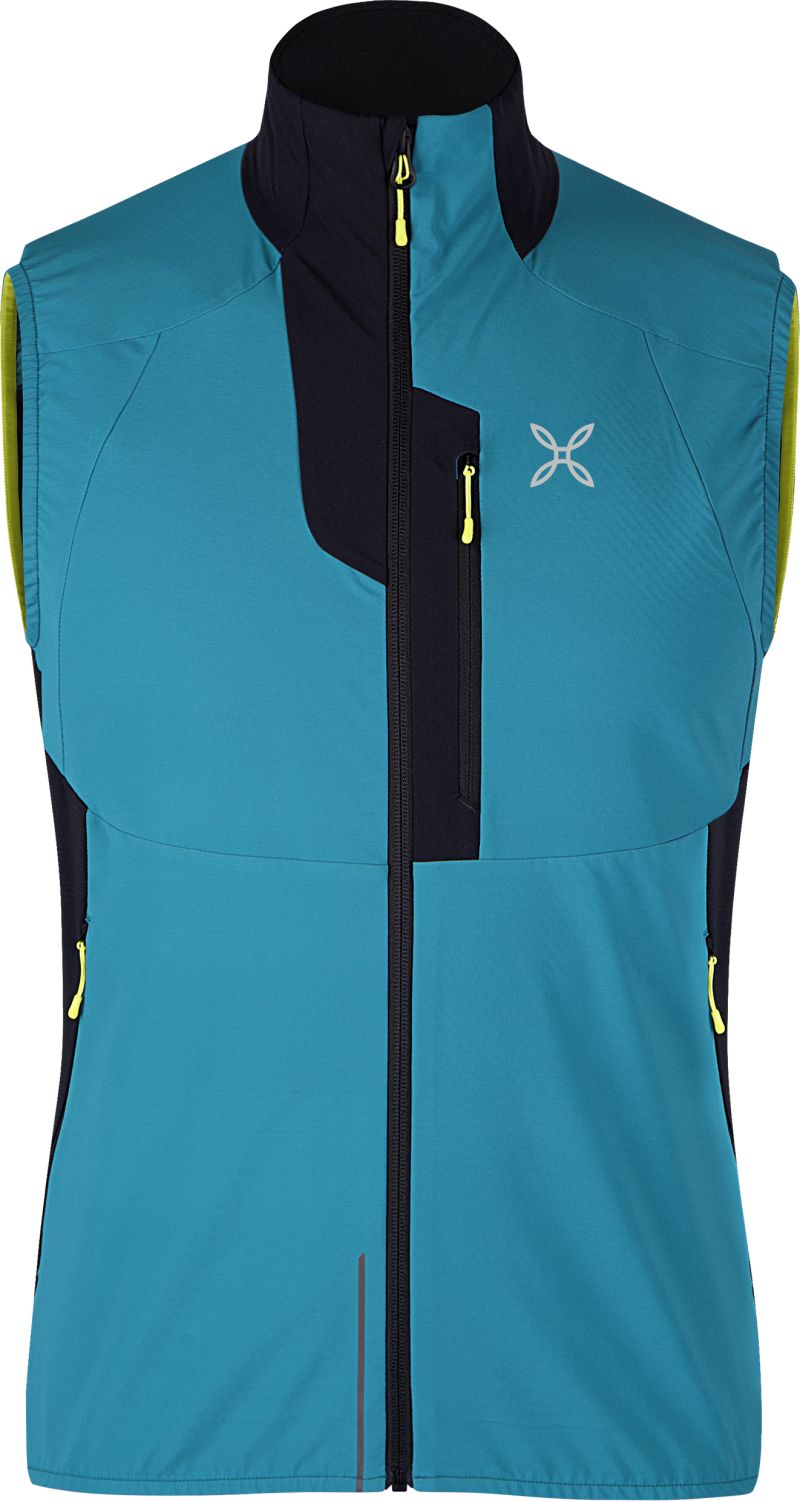 Gilet Flash Steel Blue Sunny Lime