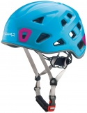 CASCO CAMP STORM AZZURRO FUCSIA 48-56CM