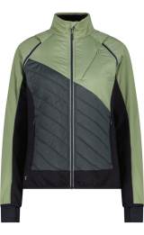 GIACCA W DETACHABLE SLEEVES LIGHT SOFTSHELL GREEN TEA
