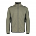 JACKET CMP STRIPED JACQUARD SAGE