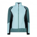 JACKET CMP W HYBRID WITH DETACHABLE SLEEVES OPALE