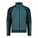 JACKET CMP WITH DETACHABLE SLEEVES STRETCH LICHEN