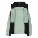 JACKET CMP W FIX HOOD HIGHLOFT JADE