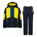 SET CMP KID JACKET AND PANT TWILL WINTER SUN
