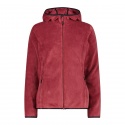 JACKET CMP W FIX HOOD HIGHLOFT PEONY
