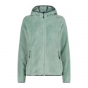 JACKET CMP W FIX HOOD HIGHLOFT JADE