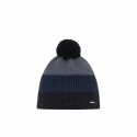 BERRETTO EISBAR STAR POMPON BLACK BLUE COBALT ANTHRACITE