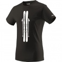 T-SHIRT DYNAFIT GRAPHIC COTTON BLACK OUT SKIS