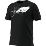 T-SHIRT GRAPHIC COTTON BLACK OUT MUTE GRAB