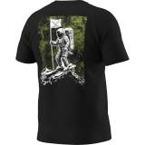 T-SHIRT BACK GRAPHIC COTTON BLACK OUT SKIMONAUT