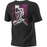 T-SHIRT W BACK GRAPHIC COTTON BLACK OUT SKIMONAUT