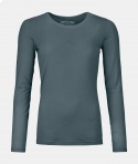 MAGLIA ORTOVOX W 150 COOL CLEAN DARK ARCTIC GREY