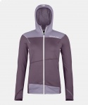 FLEECE ORTOVOX W LIGHT HOODY WILD BERRY
