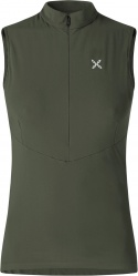 CANOTTA MONTURA W SENSI ZIP VERDE SALVIA
