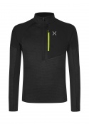 MAGLIA MONTURA THERMAL GRID 2 ANORAK BLACK VERDE LIME