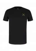T-SHIRT MONTURA PENCIL LOGO BLACK VERDE LIME