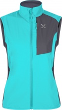 GILET MONTURA W PEAK TURQUOISE GRAPHITE BLUE