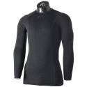 MAGLIA MICO GIROCOLLO MAINCA LUNGA SUPERTHERMO MERINO NERO