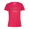 T-SHIRT CMP W PIQUET MAGENTA