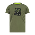 T-SHIRT CMP KID PIQUET OIL GREEN
